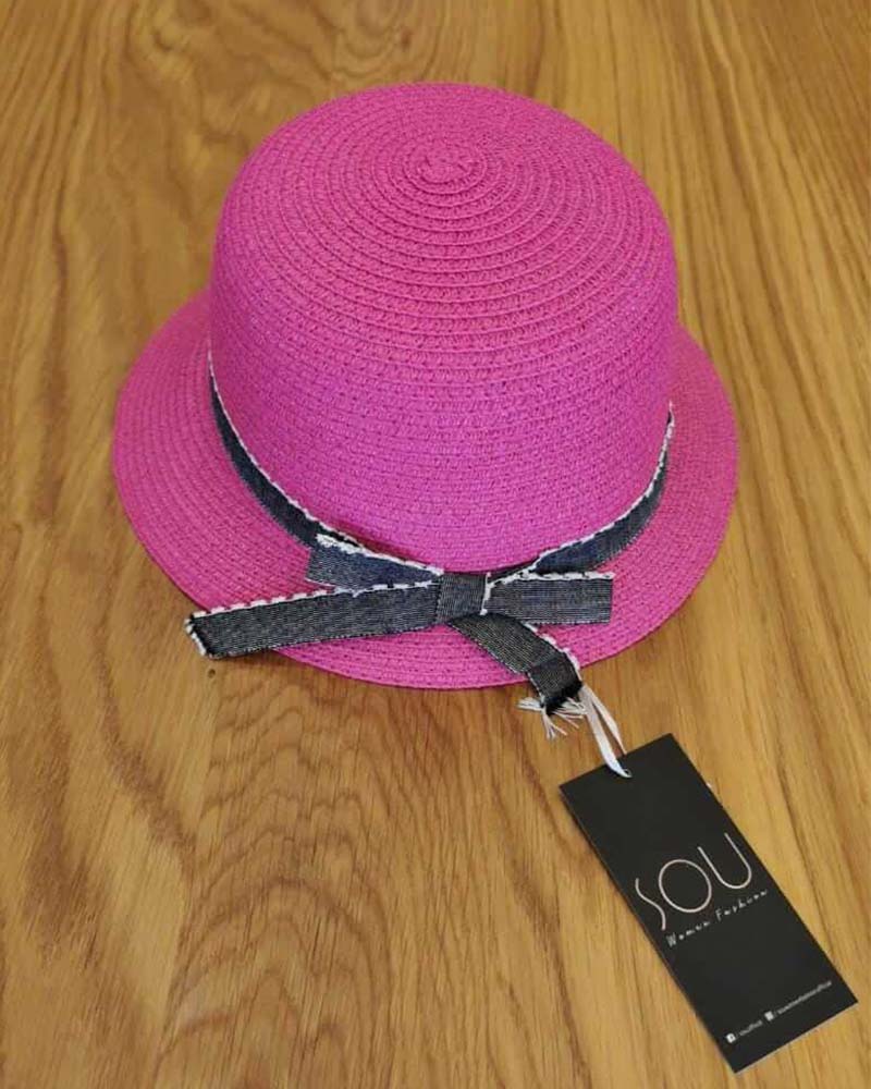 Pinky γυναικείο καπέλο με κορδέλα
