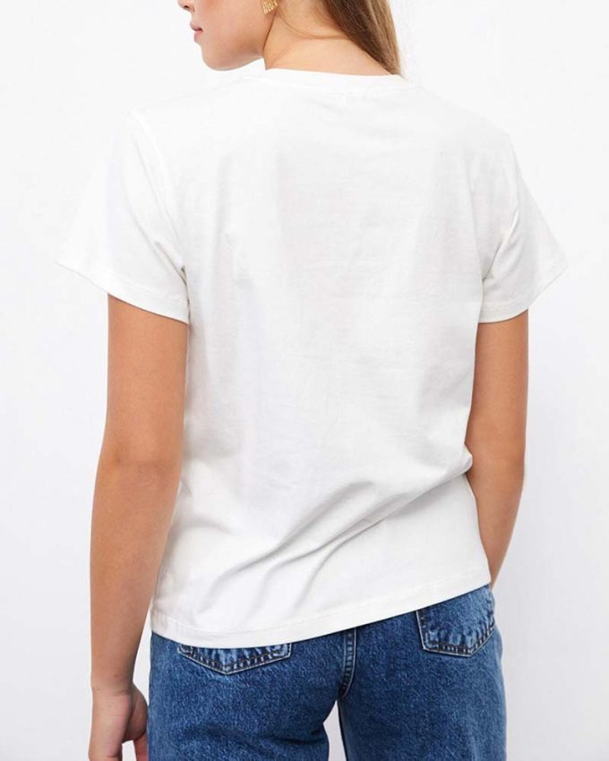 Λευκό γυναικείο T-Shirt