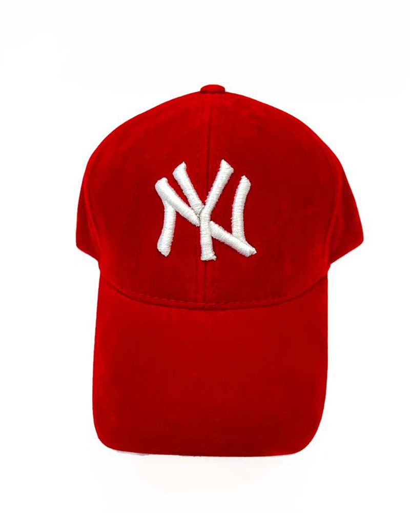Unisex καπέλο jockey σουετ- red 100% βαμβακέρο