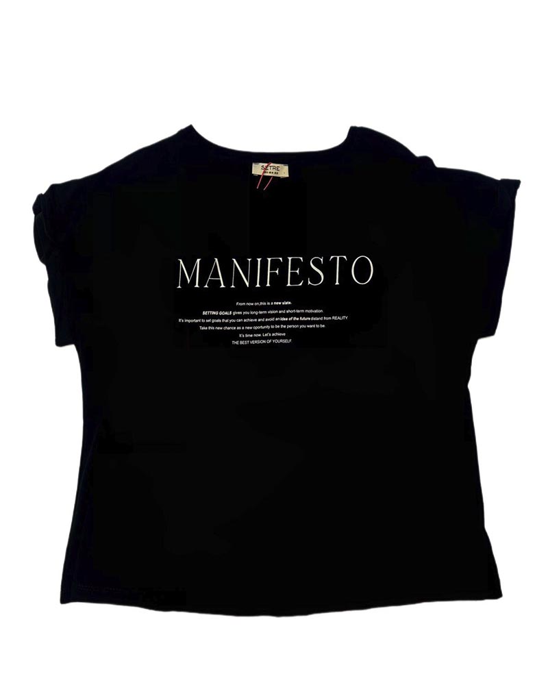 Γυναικείο t-shirt manifesto 100% βαμβακέρο