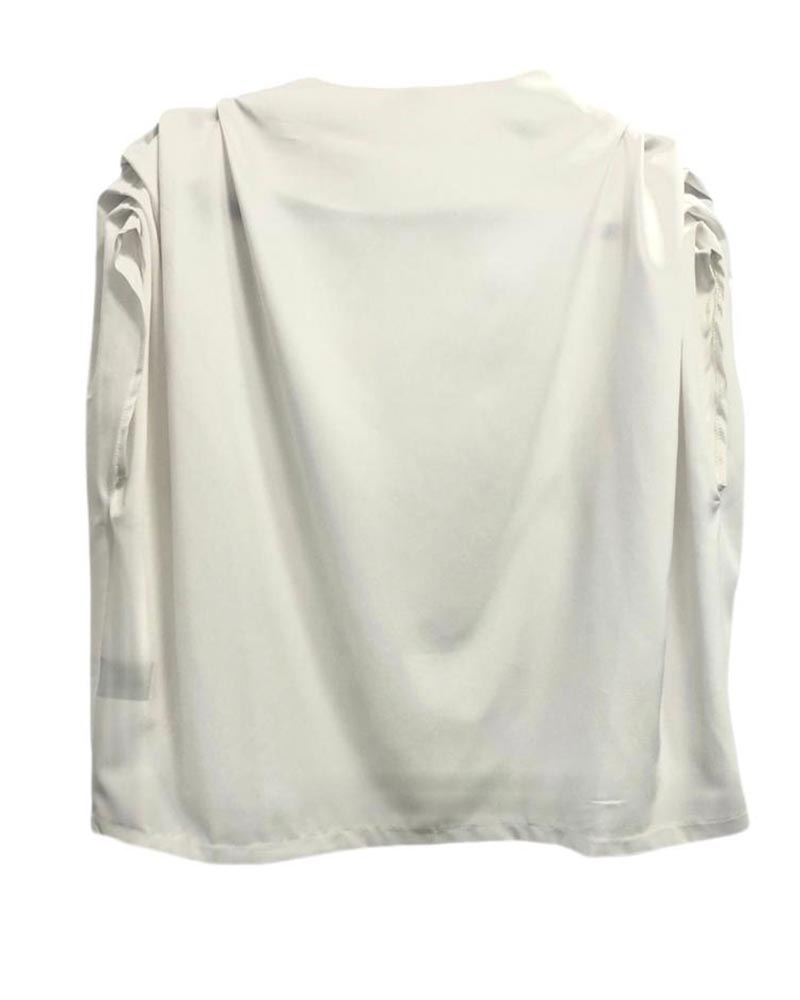 Magnette γυναικεία μπλούζα με σούρες στους ώμους